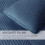 Ultrasonic Twin Quilt Bedding Set Navy Blue Geometric 6