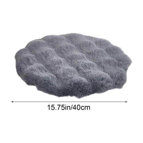 Pluche polyester bureaustoelkussen 15,75 x 15,75 inch 2