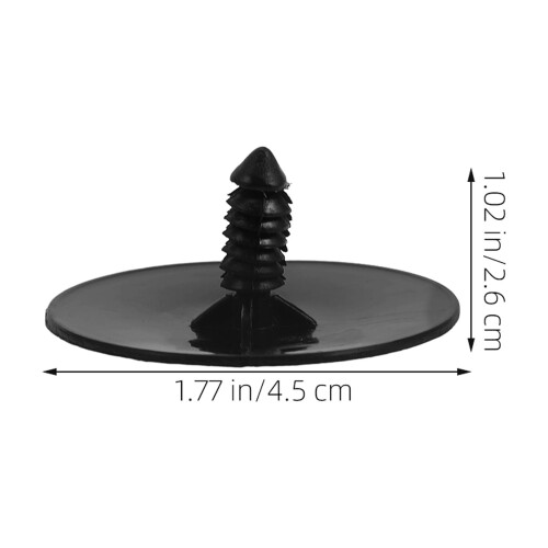 Black Plastic Auto Body Retainer Clips30pcs 1