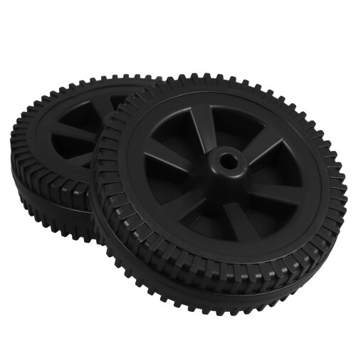 2-Pack 7-Inch PP Grill Wheels for Gas Barbecues 2