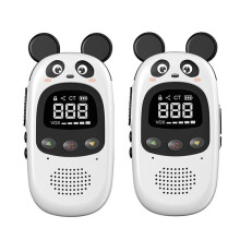 2 Pièces -168 Talkie Walkie Enfants Cadeau Enfants Mignon Jouet Portable Panda Extérieur Longue Portée Sans Fil 3KM Jeux de Famille