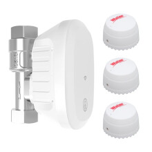 Tuya WiFi Water Valve Consumption Flow Rate Meter  Life Water Leakage Detection Alarm for Alexa  US PLUG