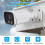 Webcam, DVR com câmera de CFTV Vision, câmera grande angular de 2.0MP, câmera infravermelha Vision com lente de 3.6mm e suporte para parede, 4