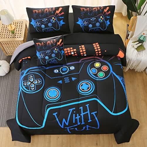 Twin Gaming-täckenset, 6 delar, Graffitidesign 2