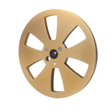 7 Inch 6 Hole 1/4 Empty Take Reel to Reel Small Hub Empty Tape Reels Opening Machine Tray Metal Tape Recorder Parts C