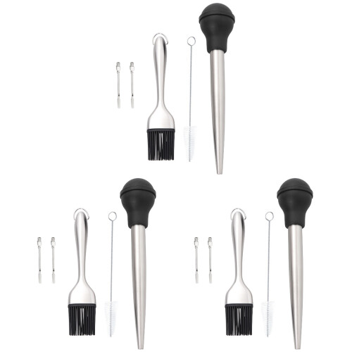 3Stk Gewürztuben Set Silikon Öl Baster 1
