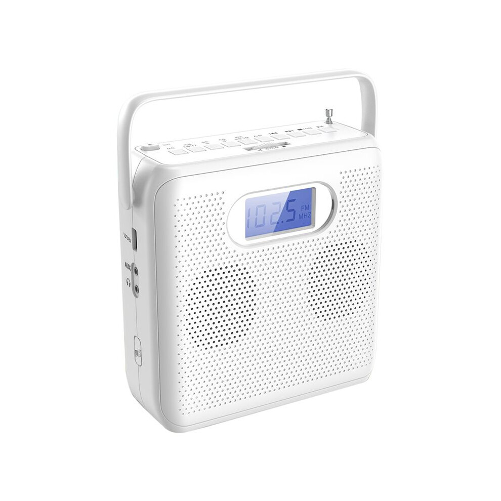 Portable Cd Player With Vertical Design, Cd Boombox Speakers, Fm Radio, Support Usb, Aux ,And Lcd Display 6132286730440