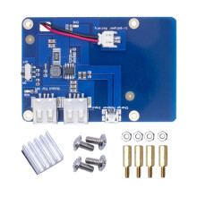Placa de Expansión de Batería de Litio, Placa de Expansión de Fuente de Alimentación USB Dual con Interruptor para Raspberry Pi 3