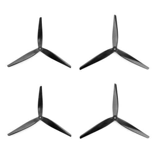 4 Peças 13x9x3 Drone Propeller 3-Blade Preto-Carbono Reforçado Nylon para RC FPV 13 Polegadas Multirotor Drones Parts
