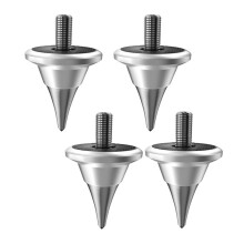 Luidsprekerisolatiespikevoetenstandaarddemperconus voor Hifi-Audioplatenspeler AMP M8 Zilver