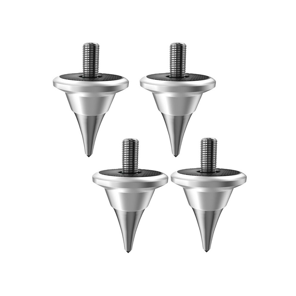 Speaker Isolation Spike Feet Stand Damper Cone For Hifi Audio Turntable Recorder Amp M8 Silver 4711123704855