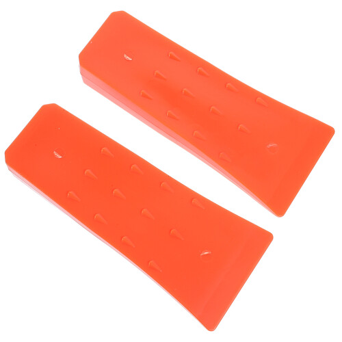 6Stk Leichte Baumfällkeile Kunststoff Gartenwerkzeug Orange 1