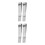 4Pièces Clips De Cravate Argent - Maintien Parfait Et Élégant 5