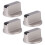 Metallknäppar Silver 6 mm 6-pack 1