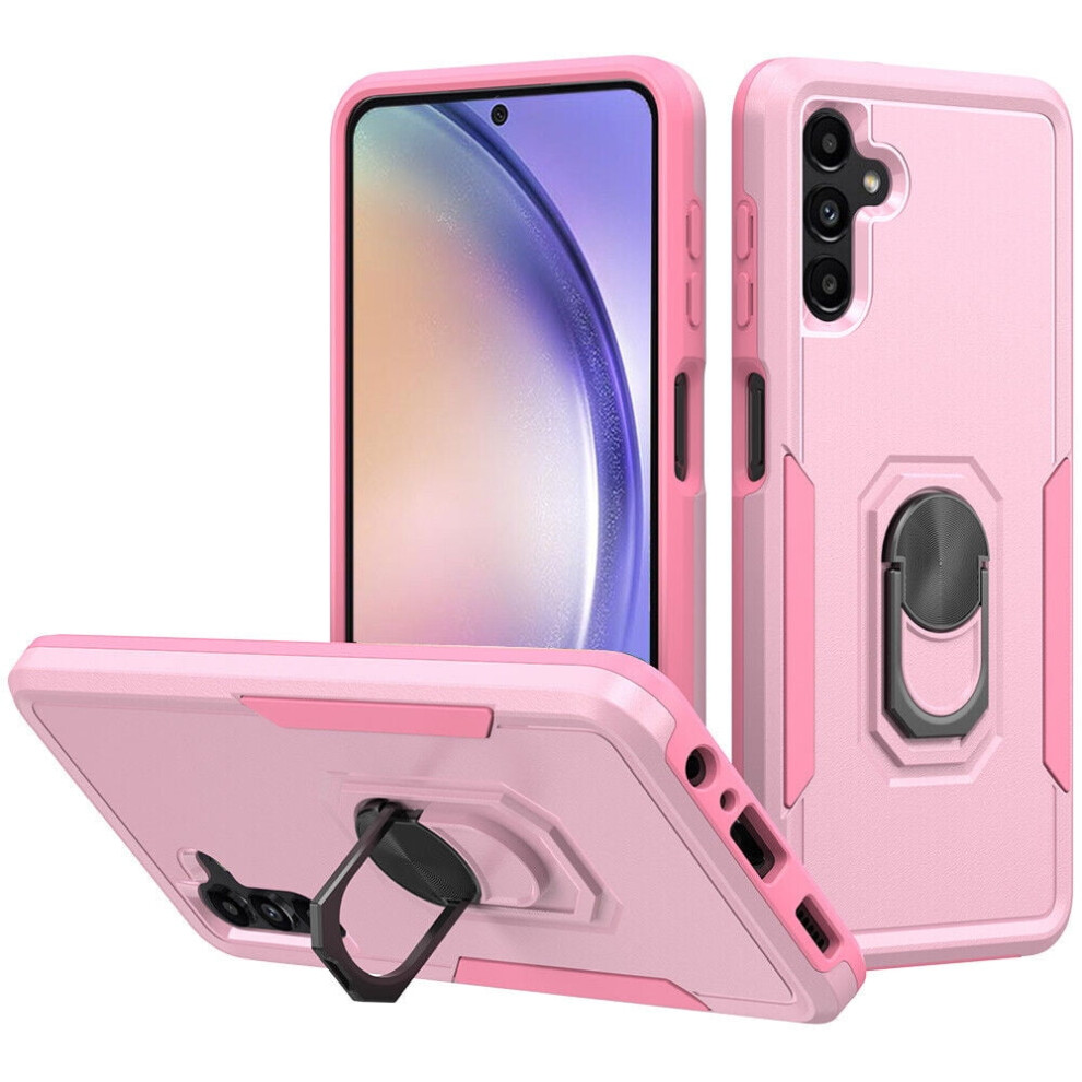 Tashhar Case For Samsung Galaxy A14 5G: Magnetic Ring, Kickstand, Military-Grade Drop Protection, Rugged & Detachable Â Pink 9181073293597