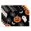 Jogo de 4 jogos americanos Boo Spooky Ghost Pumpkin para o Halloween, decoração de mesa, 30x45 cm (12x18 polegadas) 1