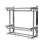 Stainless Steel Double-Tier Towel Rack 1