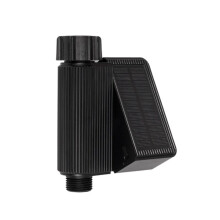 Tuya Solar Water Timed Irrigation Water Valve IP65 Waterproof Includes Soil Temperature and Humidity Detector US