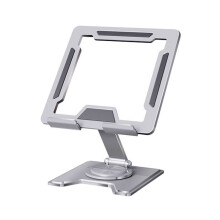 Tablet-Ständer, Tragbarer Monitorständer für Den Schreibtisch, Zusammenklappbar, Um 360 Drehbare Basis, Kompatibel mit für Pro/Air/ und Mehr