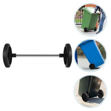 OUNONA1Set Roues pour poubelle en plastique avec mouvement stable et silencieux pour la maison et le bureau