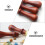 6Pièces Kit Poignées Tampons En Bois Remplaçables Usage 6