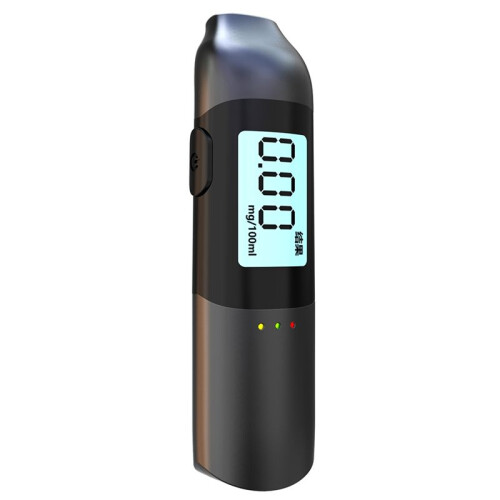 Digital Alcohol Tester USB Rechargeable High Precision Breathalyzer Alcometer LCD Display Professional Portable