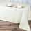 Premium Polyester Rectangular Tablecloth 90 x 156 in Ivory 1