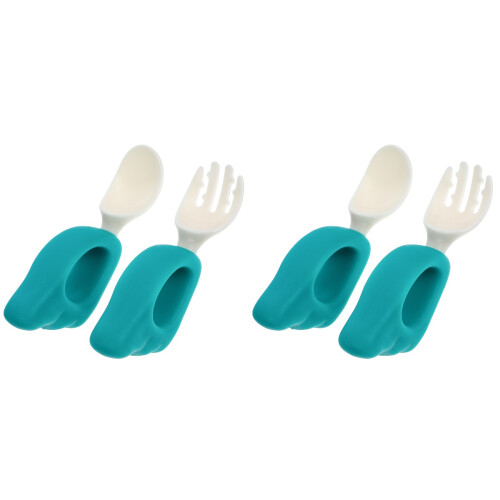 2Ensembles Bébé Silicone Vert Matériel ABS Durable 2