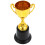 2Pièces Trophées Mini Or En Cadeaux Pour Sport 3