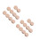 20Pièces Kit Embouts PU Khaki Pour Queue De Billard Usage Polyvalent 6