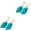 2Ensembles Bébé Silicone Vert Matériel ABS Durable 4