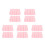 60Pièces Langue Simulée Rose, Kit DIY Pour Langue De Adorable 4