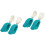 2Ensembles Bébé Silicone Vert Matériel ABS Durable 5