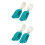 2Ensembles Bébé Silicone Vert Matériel ABS Durable 6