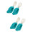 2Ensembles Bébé Silicone Vert Matériel ABS Durable 8