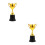 2Pièces Trophées Mini Or En Cadeaux Pour Sport 7