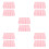 60Pièces Langue Simulée Rose, Kit DIY Pour Langue De Adorable 7