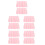 60Pièces Langue Simulée Rose, Kit DIY Pour Langue De Adorable 8
