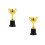 2Pièces Trophées Mini Or En Cadeaux Pour Sport 10