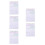 5Pièces Planner Hebdomadaire PP Acier Pour Organisation 9