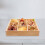 Bamboo Multi-Compartment Serving Tray 30x30cm 1