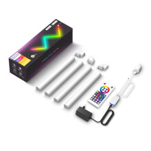 LED Glide Wandleuchte RGB LED-Licht Spleißen LED-Lichtstreifen Unterstützung App-Steuerung für Schlafzimmer Spielzimmer US-Stecker