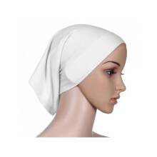 Hijab feminino islâmico, branco