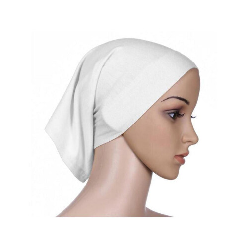 Hijab feminino islâmico, branco