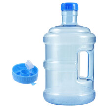 Herbruikbare plastic waterkan van 5 gallon met 2 doppen - 5L container