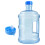 Herbruikbare plastic waterkan van 5 gallon met 2 doppen - 5L container 1
