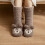 Women's Warm Sleeping Socks – Soft Cotton Blend, 1 Pair 1