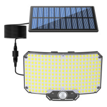 Solarleuchten für den Außenbereich, Bewegungsmelder-Sicherheitsleuchten, separates Solarpanel, wasserdichte Wandleuchte für Veranda, Garten oder