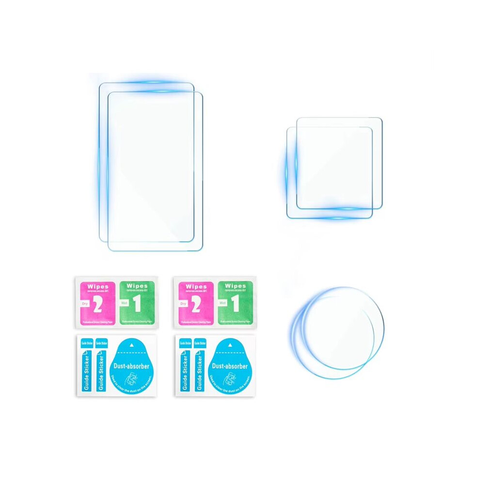 For Osmo Action 5 Pro Camera Lens Cover Hd Tempered Glass Screen Protector 9H Hardness Anti-Scratch 4712443533583