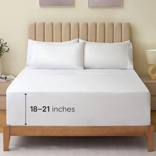 Microfiber Queen Sheet Set 4 Pc Deep Pocket